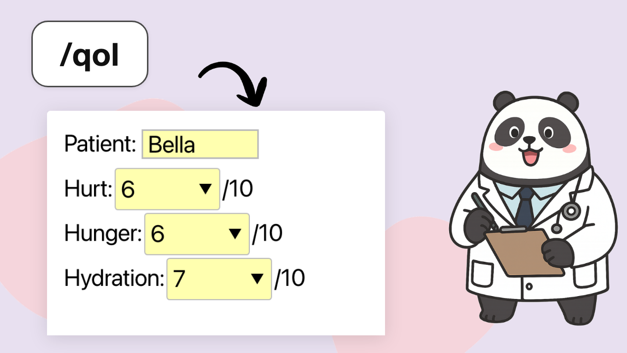 Pet Quality of Life & Pain Score Calculators
