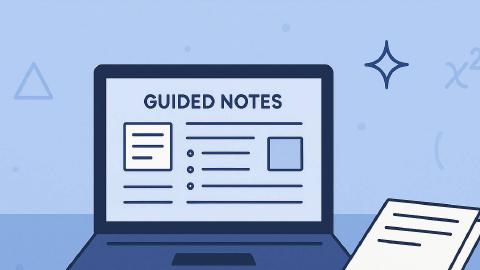 Featured Image for How to Generate Guided Notes With AI in 2025