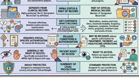 Featured Image for Psychotherapy Notes vs. Progress Notes: The Legal Difference, Explained
