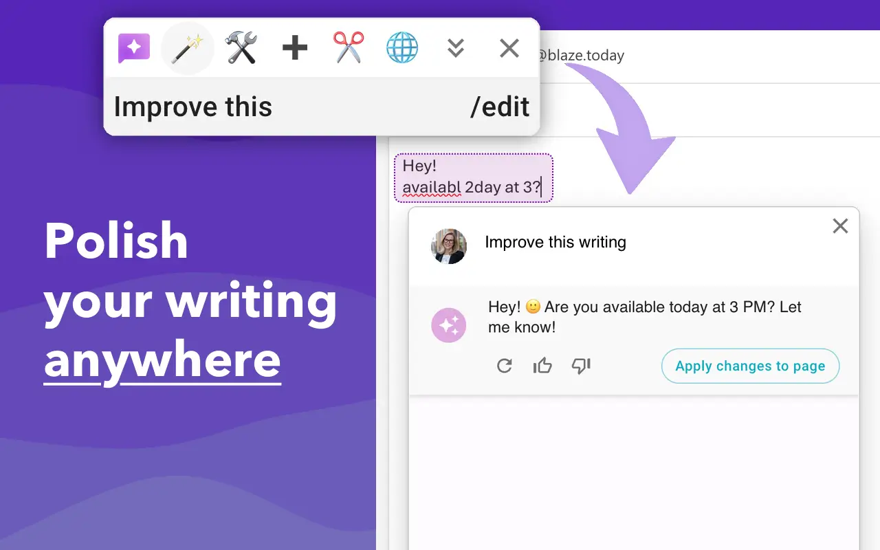 Rewrite your text with AI